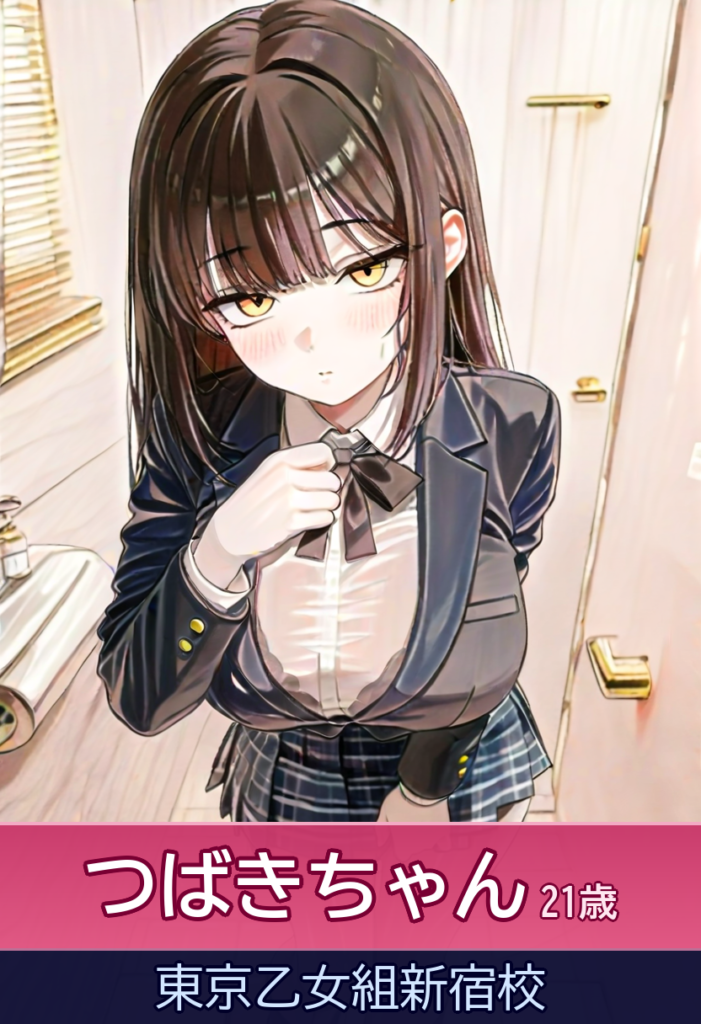 【退店】つばきちゃんとの甘い誘惑~21歳の巨乳ロリカワ娘 – ときめき純情ロリ学園~東京乙女組新宿校