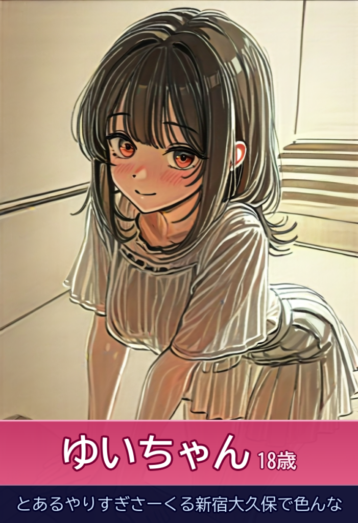 ゆいのノーメイク美人！愛嬌たっぷりの癒しプレイ – とあるやりすぎさーくる新宿大久保で色んな