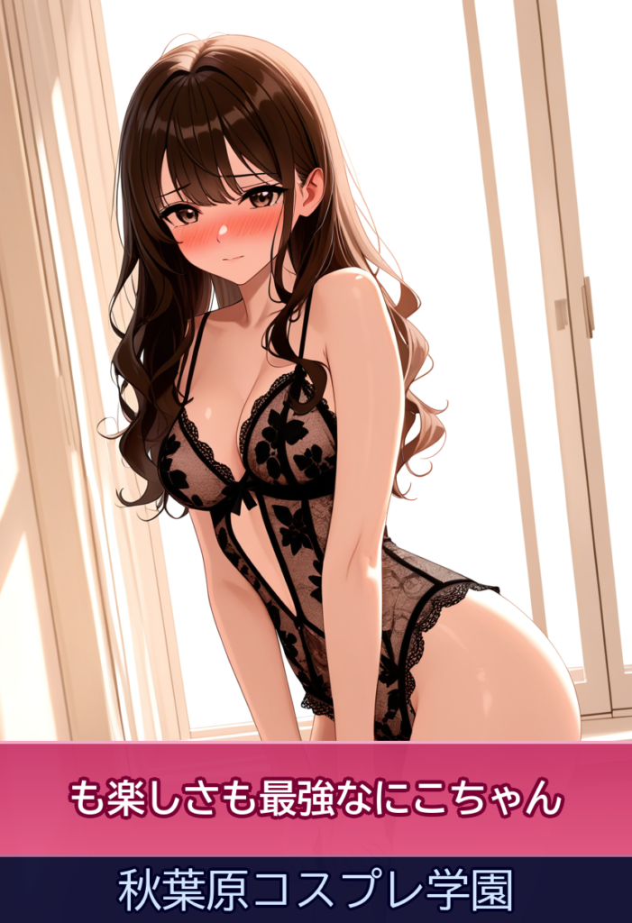 にこの100分♡カジュアル美人の恋人気分 – 秋葉原コスプレ学園