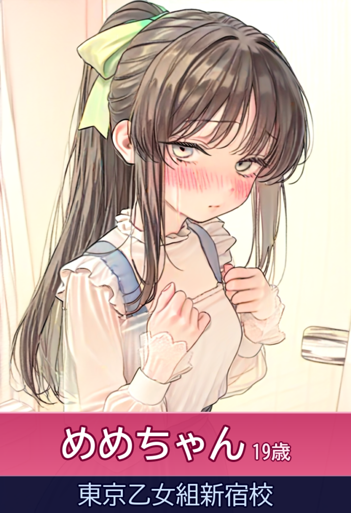 めめちゃん19歳、天使のようなハイレベル PLAY！ – 東京乙女組新宿校