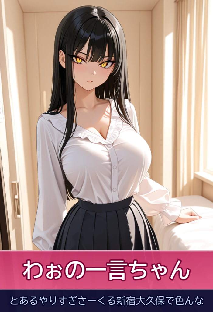 わぉの一言ちゃんとの超絶フェラタイム！話すだけでも虜になる美人娘 – とあるやりすぎさーくる新宿大久保で色んな