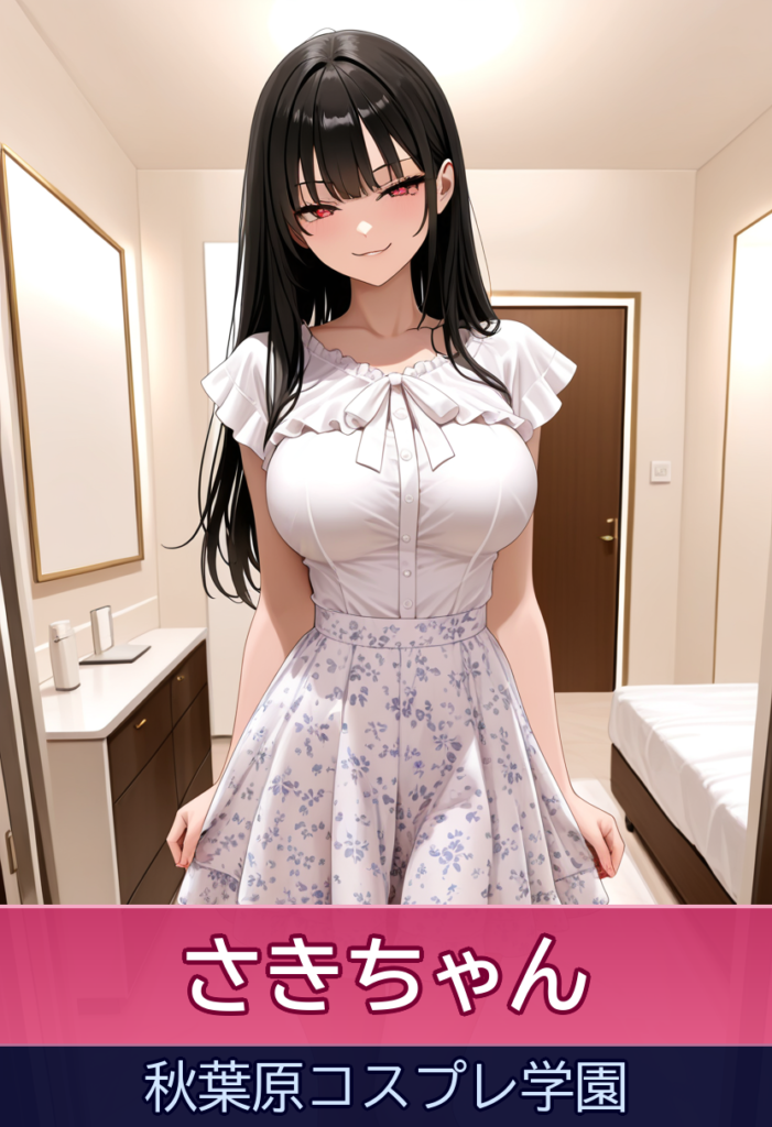 さきの一時 小柄で愛らしい彼女とのエッチな時間 – 秋葉原コスプレ学園