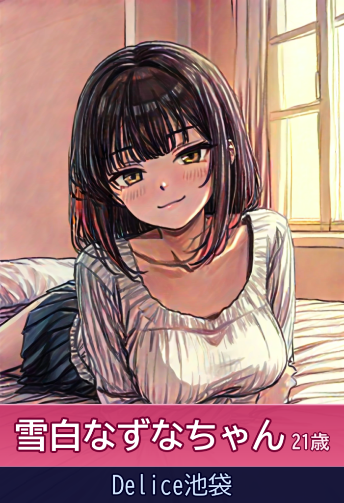雪白なずなのキュートな誘惑！池袋で美少女との甘い時間 – Delice池袋