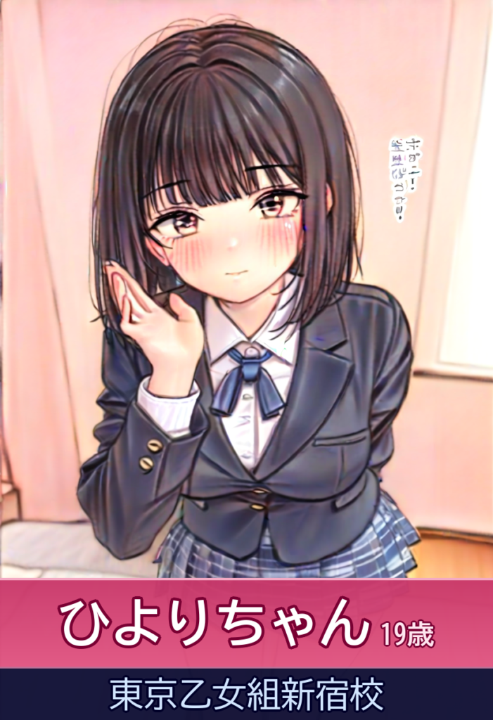 ひよりのデート！19歳の破壊的笑顔 – ときめき純情ロリ学園～東京乙女組新宿校
