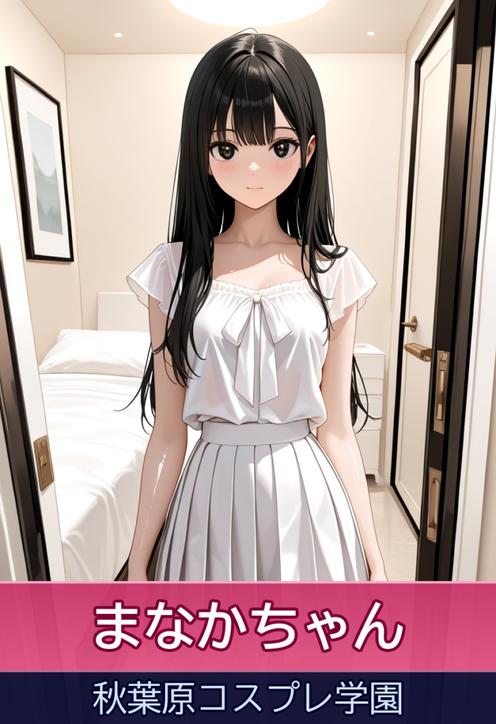 まなかさんと過ごす癒しの時間！アイドル顔に優しさ満点 – 秋葉原コスプレ学園