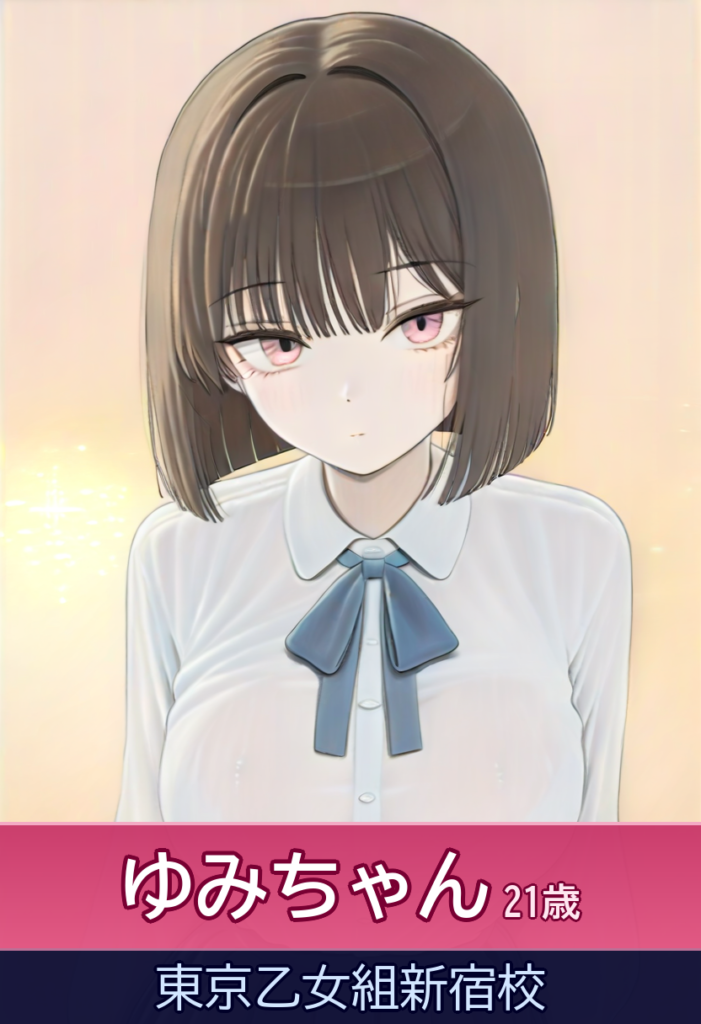 ゆみちゃんと夢中にお話しつつ激しく絡む！21歳グラマー娘 – ときめき純情ロリ学園～東京乙女組新宿校
