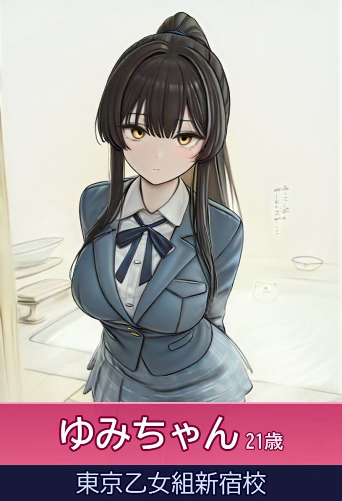 ゆみのキスに夢中！21歳のグラマラスBODYと甘い時間 – ときめき純情ロリ学園～東京乙女組新宿校