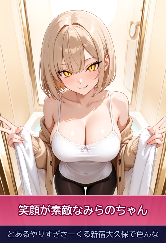 笑顔のかわいいみらのと濃厚なひととき – とあるやりすぎさーくる新宿大久保で色んな