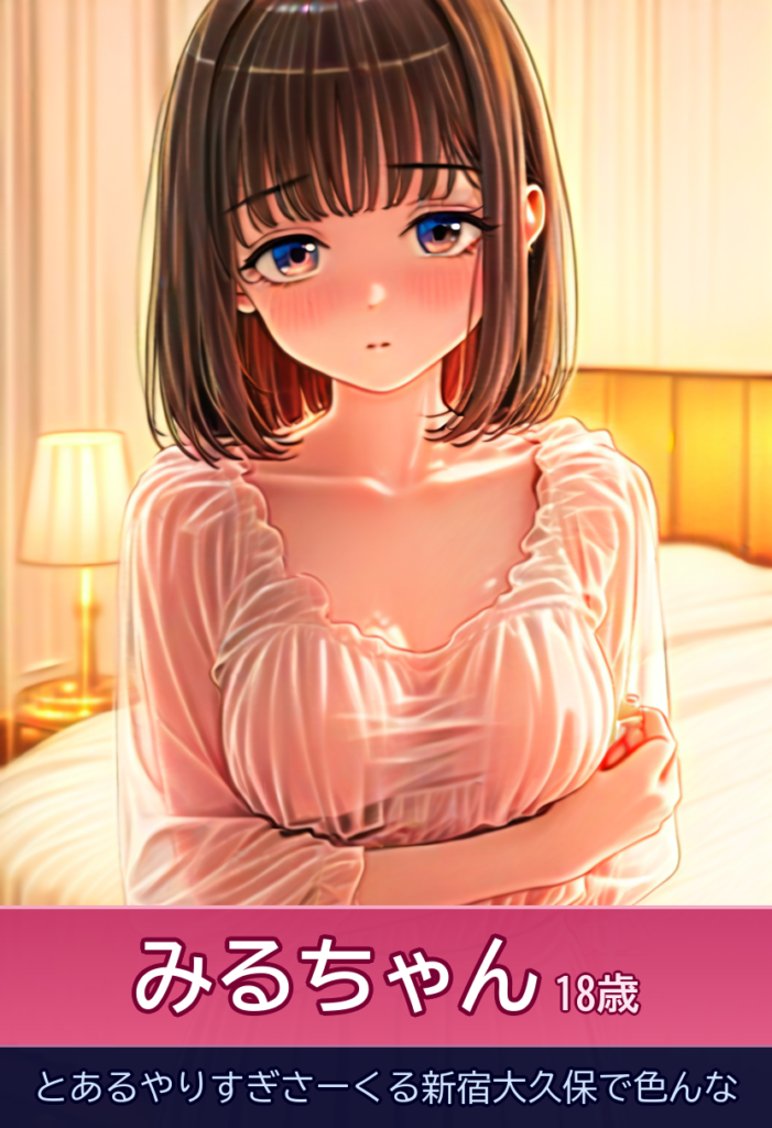 みるとの濃密時間を満喫！フレンドリーで協力的な18歳美少女 – とあるやりすぎさーくる新宿大久保で色んな