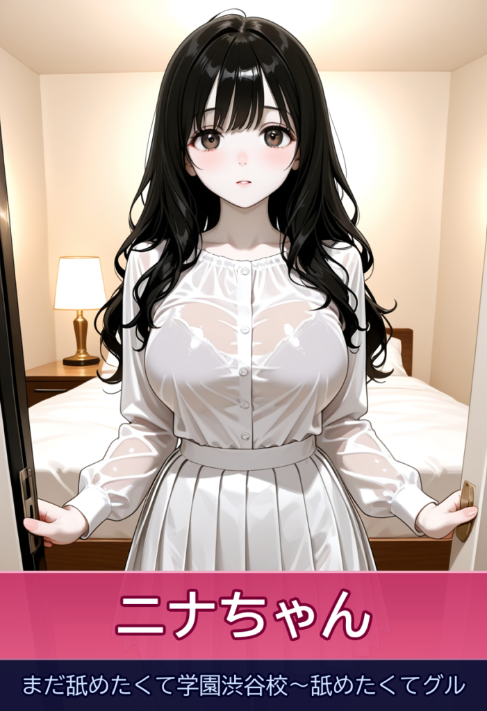 ニナちゃんとの癒しのひととき！優しさ満点の接客であなたも虜に – まだ舐めたくて学園渋谷校～舐めたくてグル