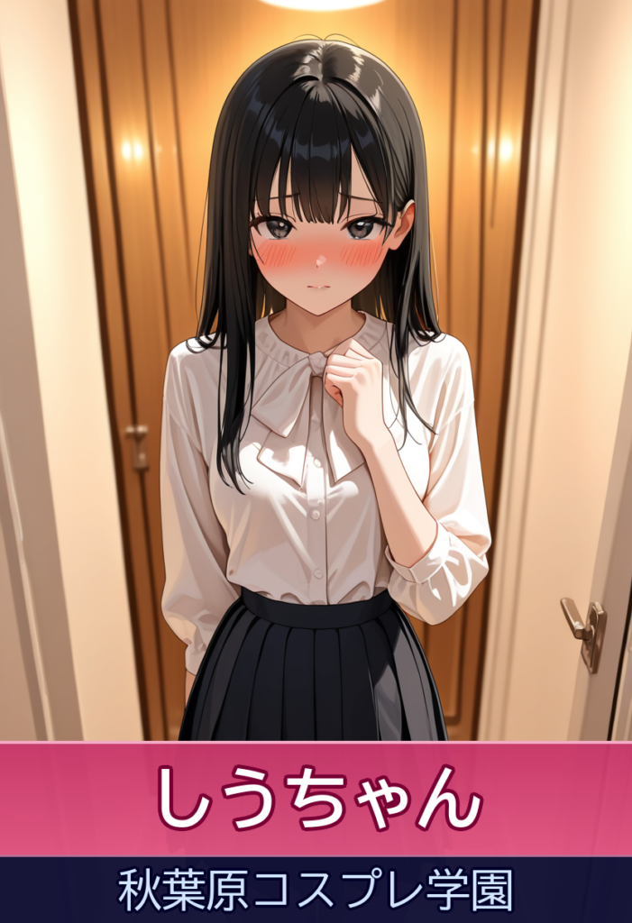 しうさんとの夜這い体験!体操着に金髪の絶品美少女 – 秋葉原コスプレ学園