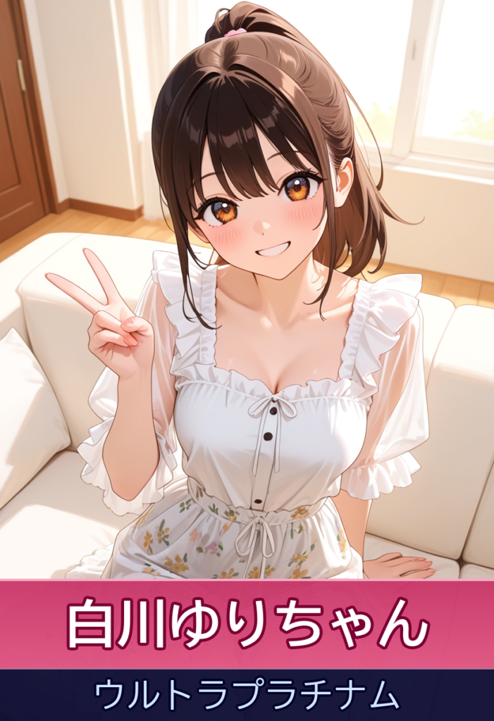 白川ゆりちゃんとの甘い時間♪ 写真以上に可愛すぎる癒しの天使 – ウルトラプラチナム