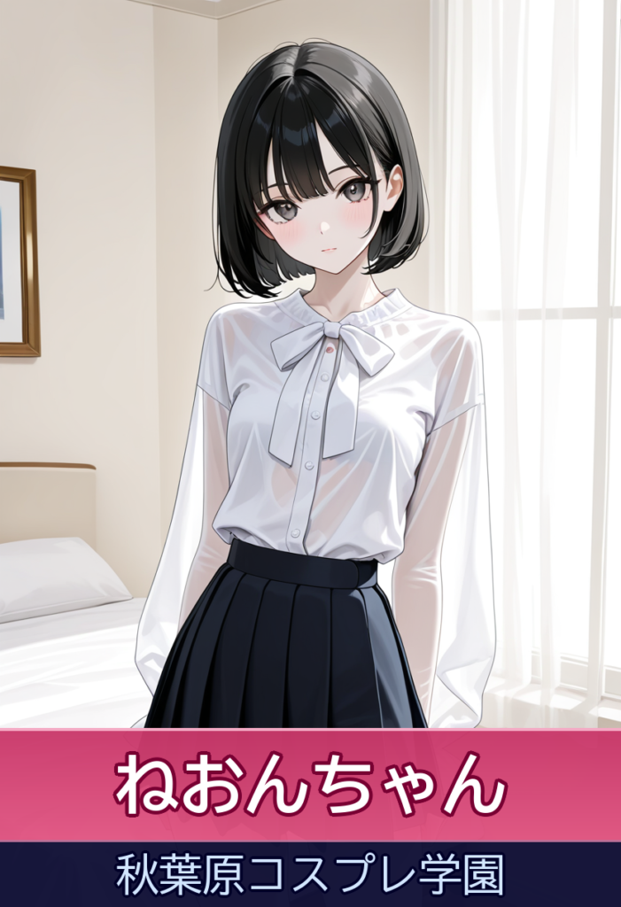 ねおんちゃんとの甘くて楽しい時間 – 秋葉原コスプレ学園