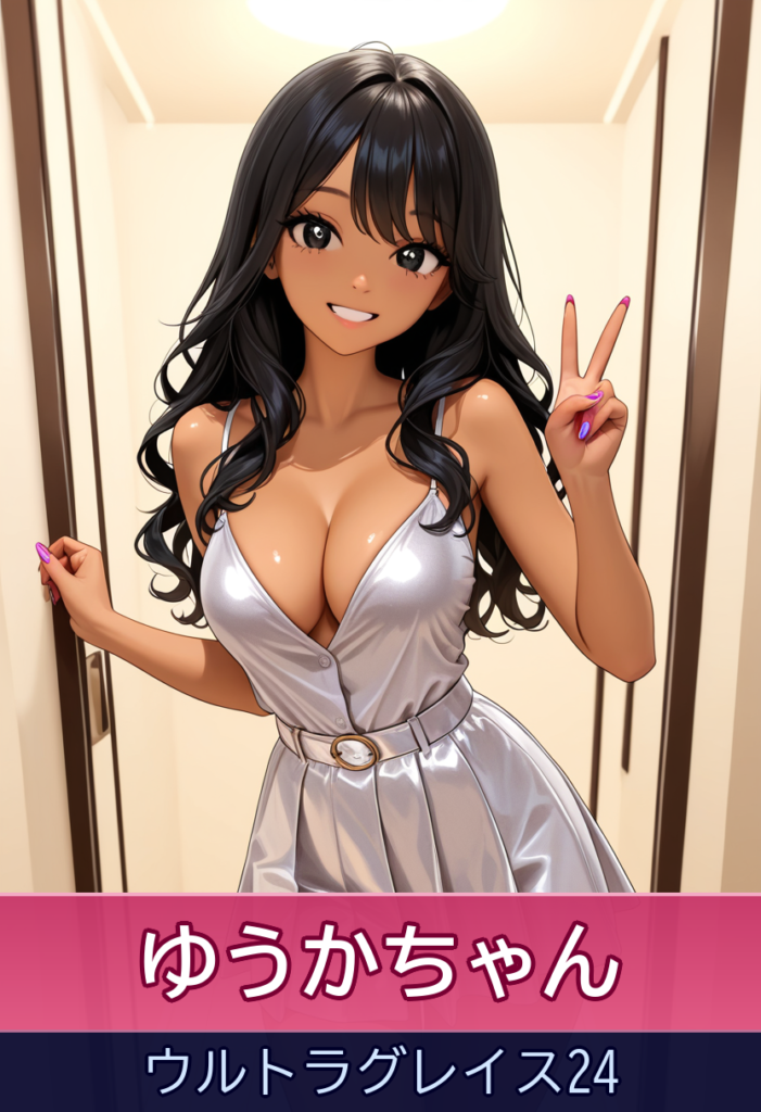 【退店】優しい笑顔のギャル「ゆうか」さんとの甘いひととき
