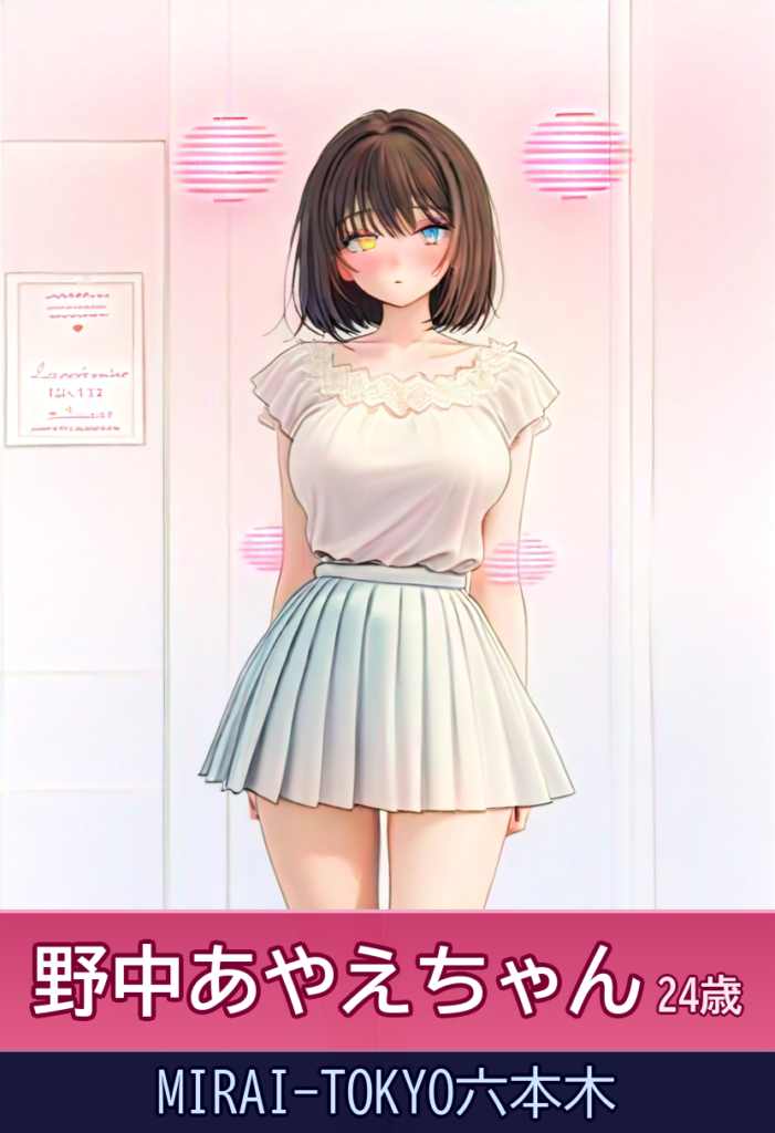 野中あやえちゃんの妖艶な魅力に溺れて – MIRAI-TOKYO六本木
