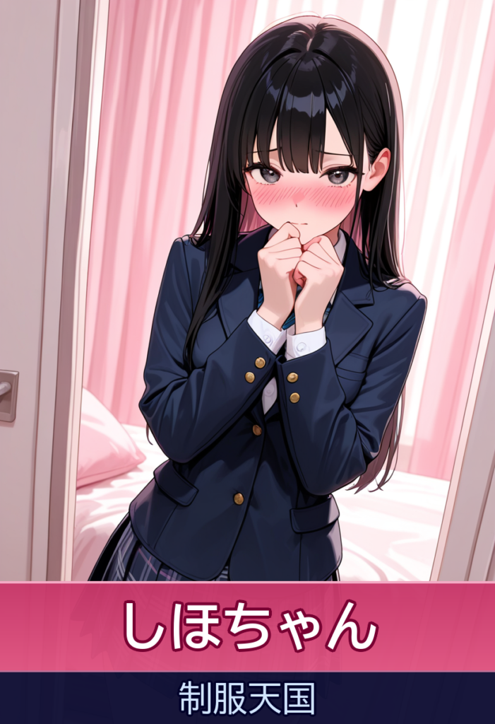 しほちゃんの饒舌な舌技とエッチな微笑み – 制服天国