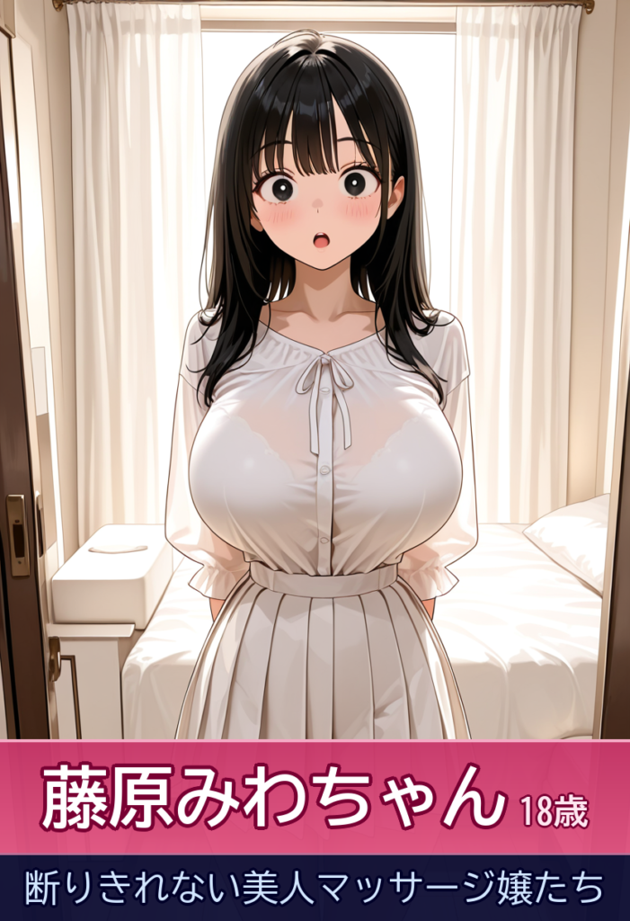 藤原みわちゃんとのイチャイチャ時間 – 断りきれない美人マッサージ嬢たち
