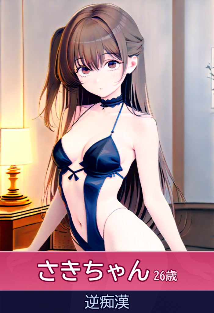 さきとの小悪魔的耳舐め乳首責め – 逆痴漢