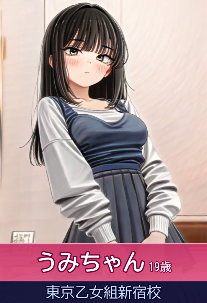 うみちゃんのCカップ84cm爆乳で悶絶体験 – 東京乙女組新宿校
