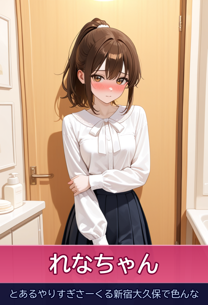れなちゃんのスベスベBODYとオモロキャラにヤラれちゃった！ – とあるやりすぎさーくる新宿大久保で色んな