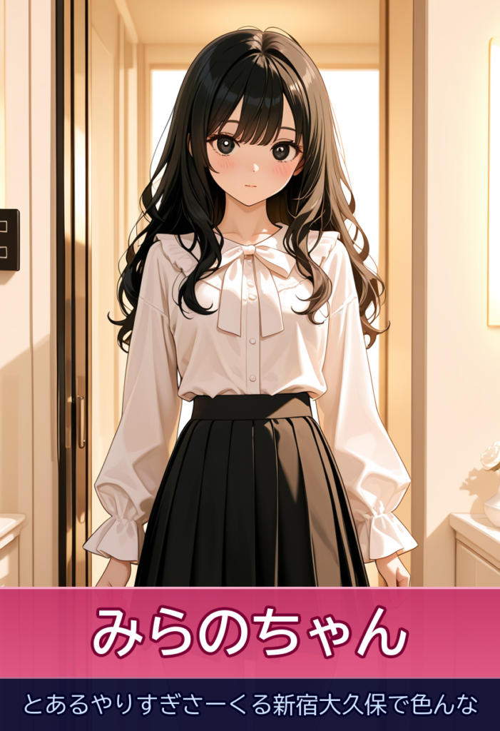 笑顔のみらのちゃん♪控えめな性格のエロティックな敏感ボディ – とあるやりすぎさーくる新宿大久保で色んな